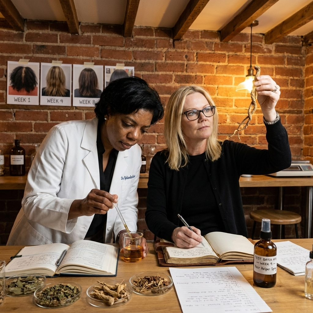 Dr. Yolanda Holmes and Lisa Renner — their own guinea pigs