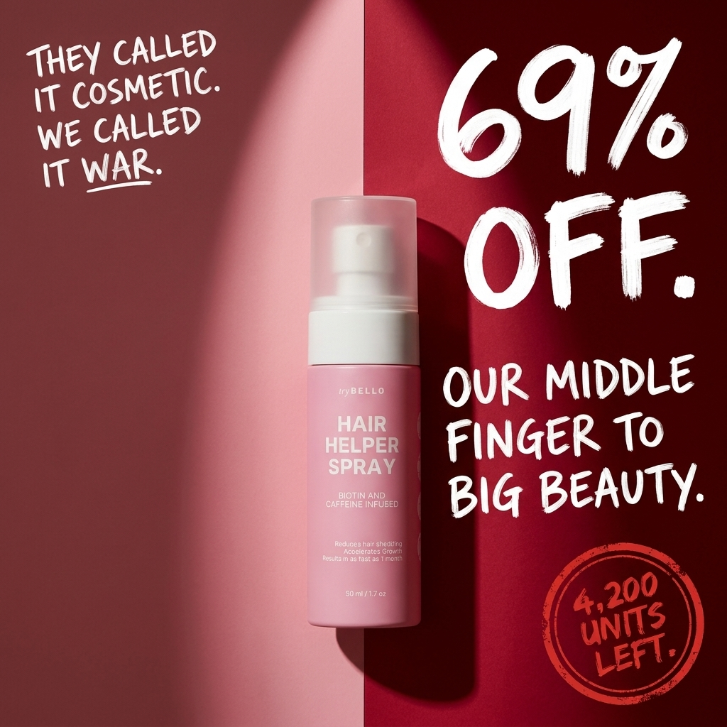 69% OFF — They called it cosmetic. We called it war.
